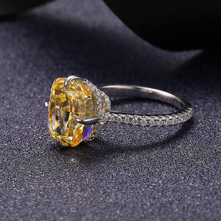 خاتم الماس اصفر بتصميم عصريRingsمجوهرات ميون